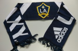 Adidas MLS Soccer Scarf Acrylic L.A GALAXY White Blue Striped MLS Team L... - £19.91 GBP
