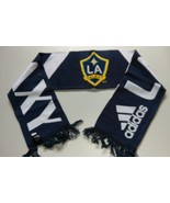 Adidas MLS Soccer Scarf Acrylic L.A GALAXY White Blue Striped MLS Team L... - £19.64 GBP