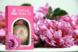 Lema 100% Natural Pure Bulgarian rose oil in a wooden souvenir 0.5ml certified - £13.69 GBP