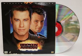 John Travolta &amp; Christian Slater Signed Autographed &quot;Broken Arrow&quot; LaserDisc - £119.89 GBP