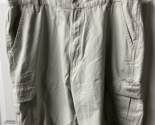 Wrangler Cargo Shorts Mens Size 40  Khaki Chino Fabric 10 inch Inseam - $12.75