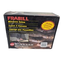  Frabill Minnow Seine Net  Model 2155 4’x15’x 1/4 Mesh High Strength Vin... - $19.99