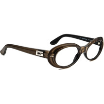 Gucci Sunglasses Frame Only GG 2413/N/S 4NR Brown on Black Oval Italy 52 mm - £195.25 GBP