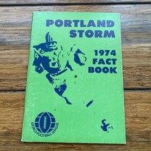 1974 World Football League Portland Storm Vintage Fact Book  WFL media g... - £10.07 GBP