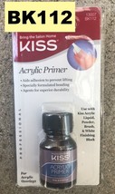 KISS ACRYLIC PRIMER 10ml prepares nail for acrylic overlay BK112 - £3.29 GBP