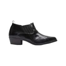 25667-001 Stacy Adams Sotaro Cuban Heel Boot Soft Leather Dancing Shoes Black image 2