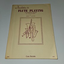 VTG Foundation to Flute Playing Elementary Method Revised Wagner Sheet Music - £9.43 GBP