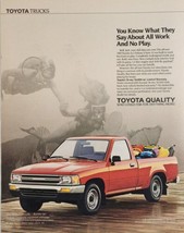 1988 Print Ad The 1989 Toyota 4x2 Deluxe Pickup Truck Scuba Divers - £16.02 GBP