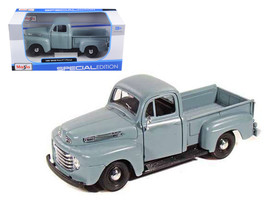 1948 Ford F-1 Pickup Truck Gray 1/25 Diecast Model by Maisto - £29.74 GBP