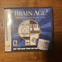 Brain Age 2: More Training in Minutes a Day (Nintendo DS, 2007) Game Only - £3.93 GBP