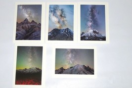 Set of 5 Milky Way Astrophotography Photo Greeting Cards, Blank Inside, 5X7 - £9.06 GBP