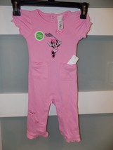 Disney Minnie Mouse Pink Romper Size 3-6 months Girl&#39;s NEW - £17.46 GBP