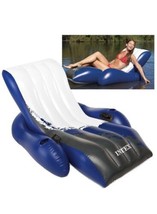 INFLATABLE FLOATING RECLINER POOL LOUNGE BY INTEX (a) - £233.62 GBP