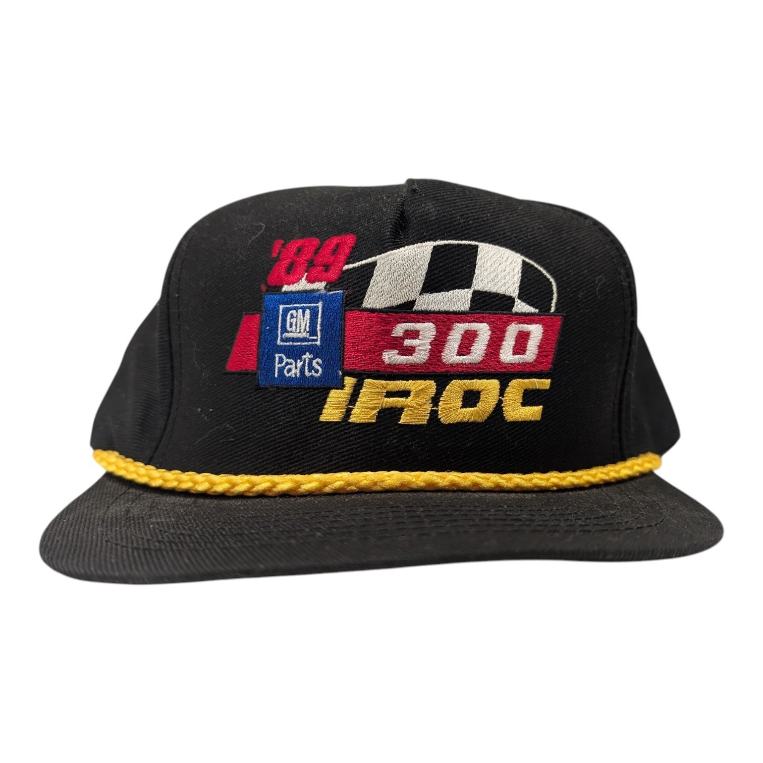 Rare 1989 GM Parts 300 Iroc Snapback Hat Made In USA Vintage - $24.99