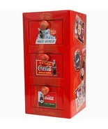 Vintage 2003 Coca Cola Three Drawer Mini Tin Storage Unit - Collectible - $29.00