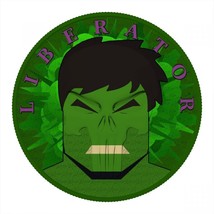 1 Oz Silver Coin 2021 Liberator Skull One Soul Superheroes - The Incredible Hulk - £101.83 GBP