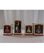 Hallmark Barbie Lot of 4 Vintage Keepsake Ornaments Christmas Holiday Co... - £16.58 GBP