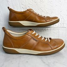 ECCO Chase 2 Women's Size 9/40 Tan Leather Lace-Up Sneakers Oxfords - €40,44 EUR