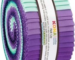 Jelly Roll Kona Cotton Solids Aurora Palette Quilter&#39;s Fabric Roll-Ups M... - $30.97