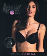 Balconette Bra Padded Lace Underwire Cup Gel Love and Bra Romina - $13.06 CAD+