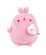 Molang and Piu Piu Stuffed Animal Plush Rabbit Toy Soft Cushion 9.8&quot; (Pink) - $60.73 CAD