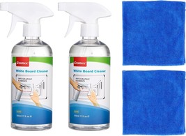 Non toxic Whiteboard Cleaner with Cleaning Cloth 17oz White Board Cleaning Spray - £37.48 GBP