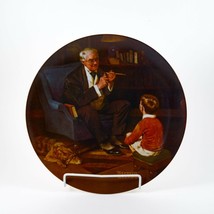 Norman Rockwell Plate &quot;The Tycoon&quot; Limited Edition Initialed Numbered Vtg - £7.98 GBP