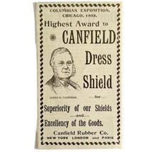 Canfield Rubber Co Worlds Fair 1894 Advertisement Victorian Fashion ADBN... - $14.99