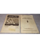 Walter Ashe Radio Co Catalog 1953 and Radio Amateur License Manual 1952 - £7.94 GBP