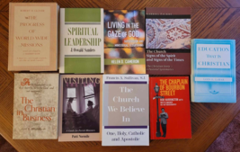 Lot of 9 Christian Books for Ministers and Clergy Lebar Fackre Sander Cameron - £16.82 GBP