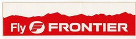Fly Frontier Airlines Bumper Sticker - £14.01 GBP
