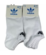 NEW 12 Pairs Adidas Womens No Show Socks White Shoe Size 5-10 Moisture W... - £29.00 GBP