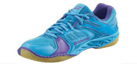 Babolat Shadow Team Women&#39;s Badminton Shoes Indoor Shoes Blue Purple 31S... - $77.31