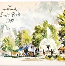 1967 Hallmark Date Book Calendar Corner Gift Shop Thomaston Maine E85F - $556.04 MXN