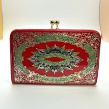 Vintage Red Coin Purse Kiss Lock Made In Japan Hard Colletible No Strap ... - $23.36