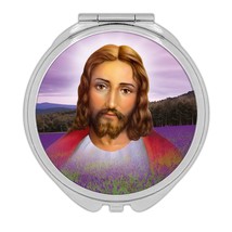 Jesus Christ : Gift Compact Mirror Catholic Religious Religion Classic Faith - £10.38 GBP