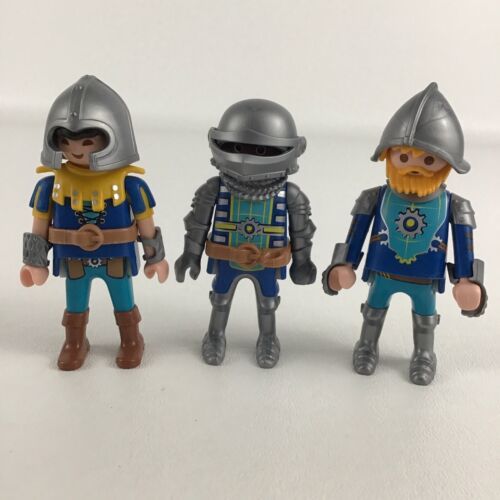 Playmobil Novelmore Combat Training Knights 3" Mini Figure Lot 2015 Geobra - $24.70