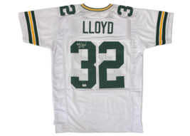 MarShawn Lloyd of the Packers Autographed White Custom #32 Jersey Beckett - $119.00
