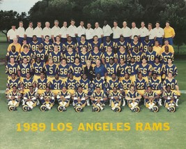1989 LOS ANGELES RAMS 8X10 TEAM PHOTO FOOTBALL NFL PICTURE LA - $4.94