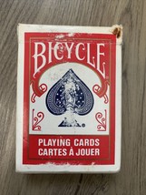 Older Red Bicycle Standard Playing Cards 808 Deck Poker Original Air Cushion - £6.52 GBP