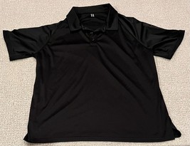 Men&#39;s Short Sleeve Shirt BLACK Tactical Military Polo w/Shooting Patch &amp;... - $16.54