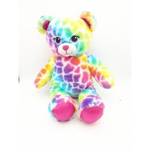 Build A Bear Wild Style Rainbow Safari Bear 17&quot; Plush Stuffed Animal Lis... - $14.97