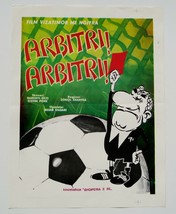 Albanian Film Poster Arbitri! Arbitri! Kinostudioja Vintage Animated Movie - £23.35 GBP