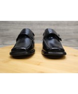 Jimi Jaymz Black Slip On Loafer Buckle Shiny Dress Shoes K5821 Youth Kid... - £27.84 GBP