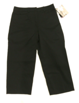 BRIGGS Capri Pants Womens 6P Black Slimming Solution Pull On Comfort Wai... - $14.73