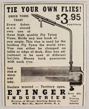 1946 Print Ad Efinger Industries Fly Fishing Tying Vise Bound Brook,New Jersey - £7.76 GBP