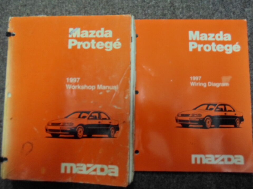 1997 Mazda Protege Service Repair Shop Manual SET OEM W Wiring Diagram B... - $176.64