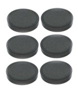 Wholesale Lot Six 6-Pack Plastic 52mm Rear Lens Female Thread Caps 52 mm - £6.51 GBP