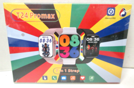 New/Sealed T24 Promax Smartwatch, BT Calling, Sports Functions-Wireless ... - $18.99