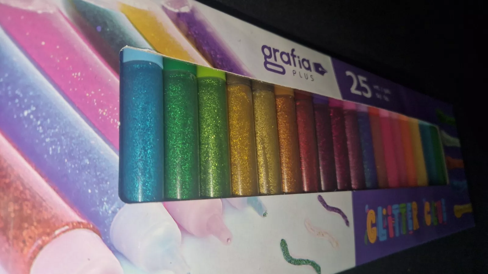 25-Pack Glitter Glue Tubes for Creative Kids Art and Craft Projects mult... - $29.88 CAD